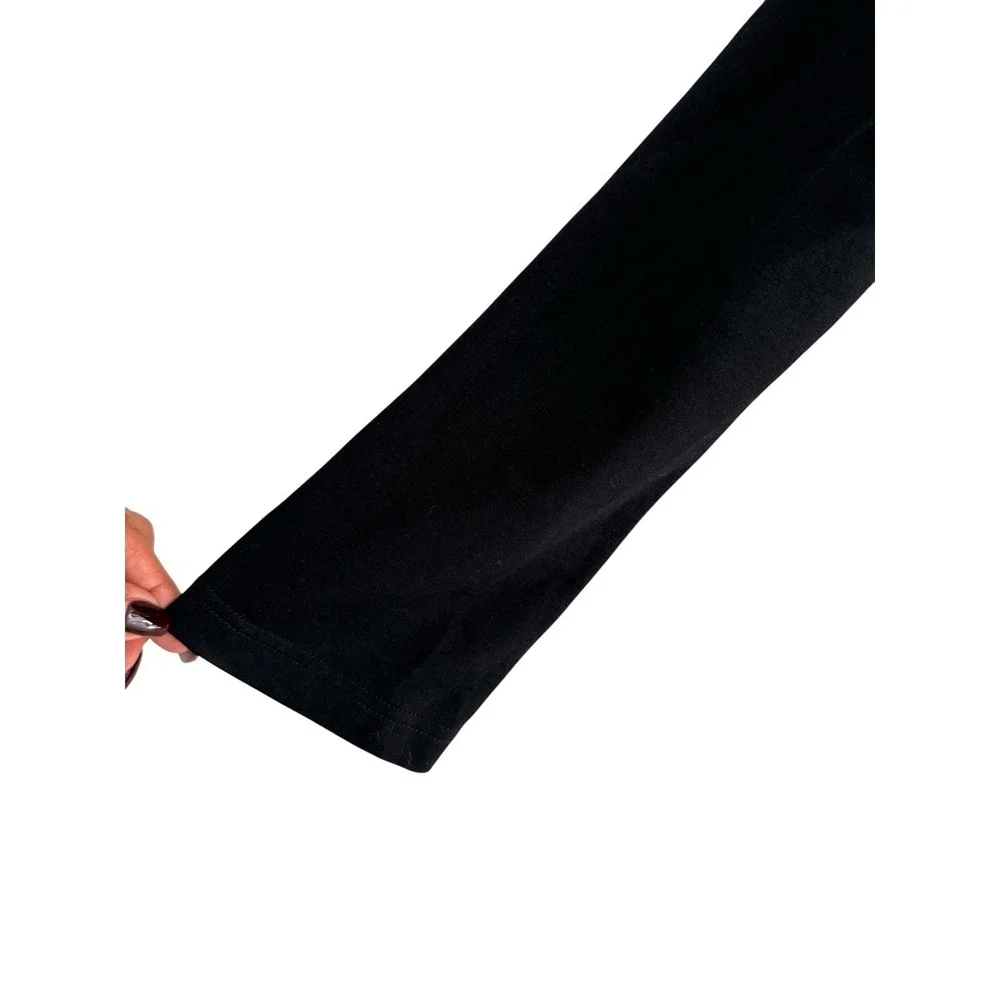 Art of Cloth Women Cardigan Jacket XL Black Abstract Draped‎ Open Front Made USA - Picture 5 of 9